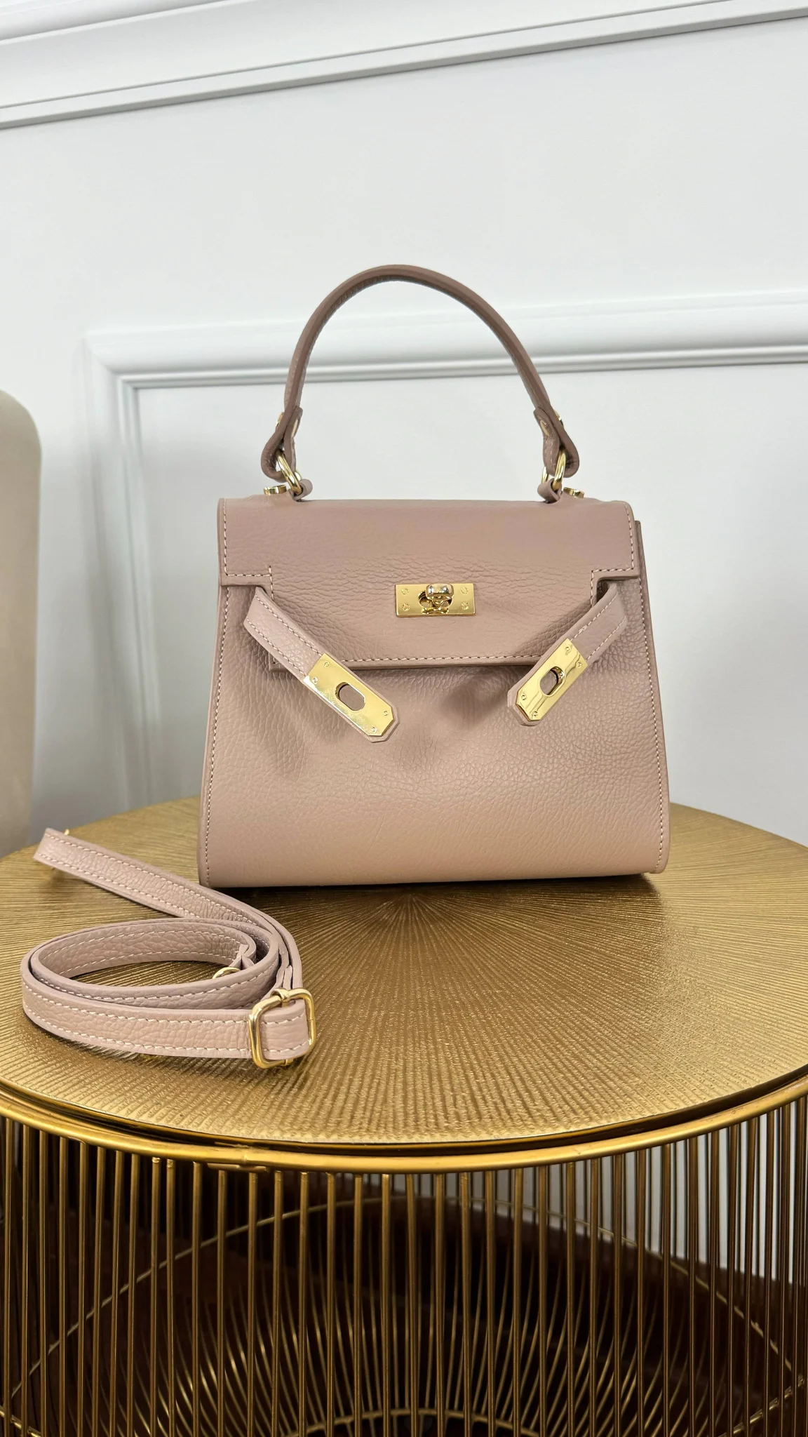 Torebka Debra brudny róż