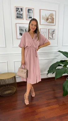 Torebka Debra brudny róż