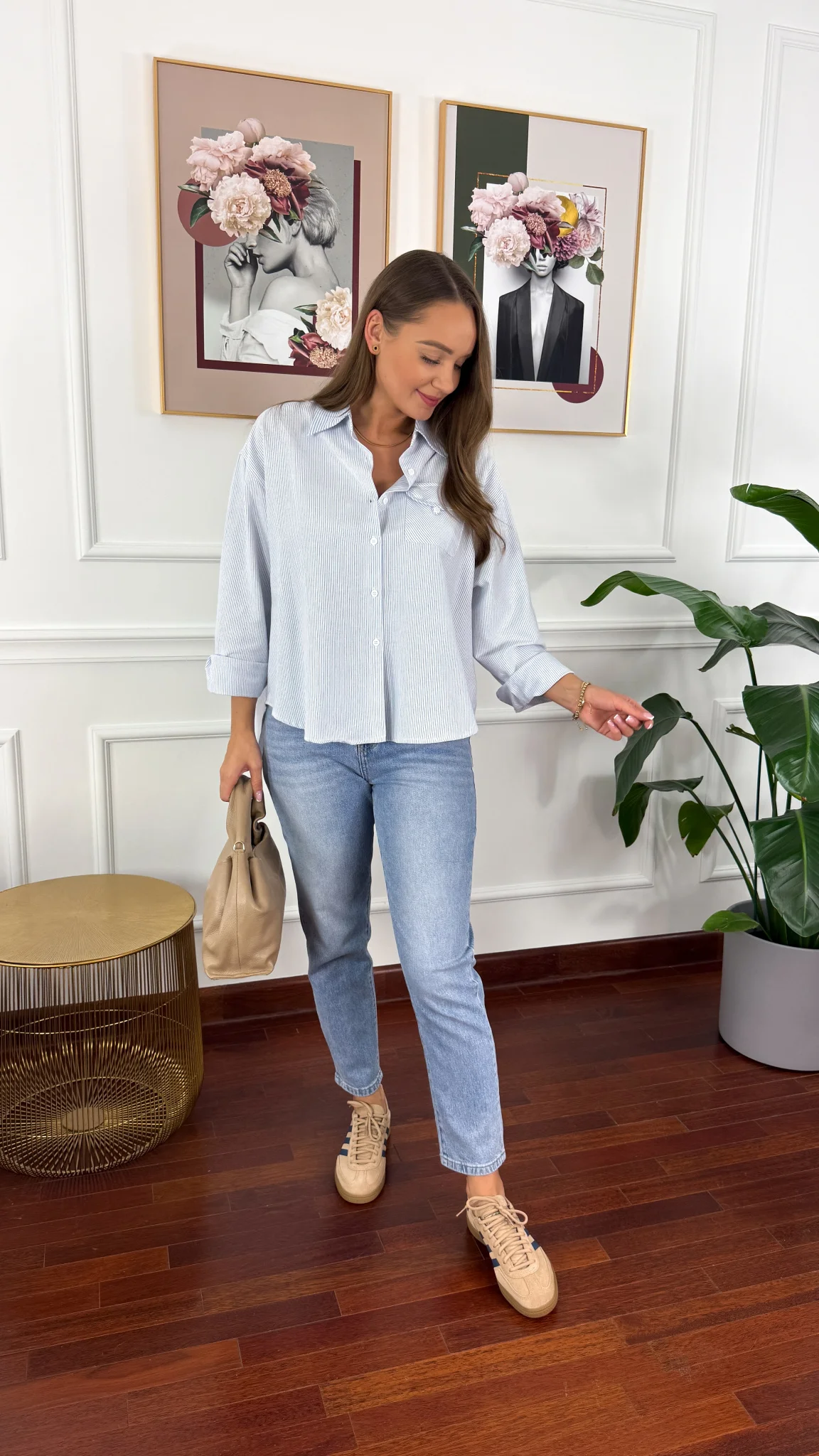 Spodnie mom-fit Tilda denim