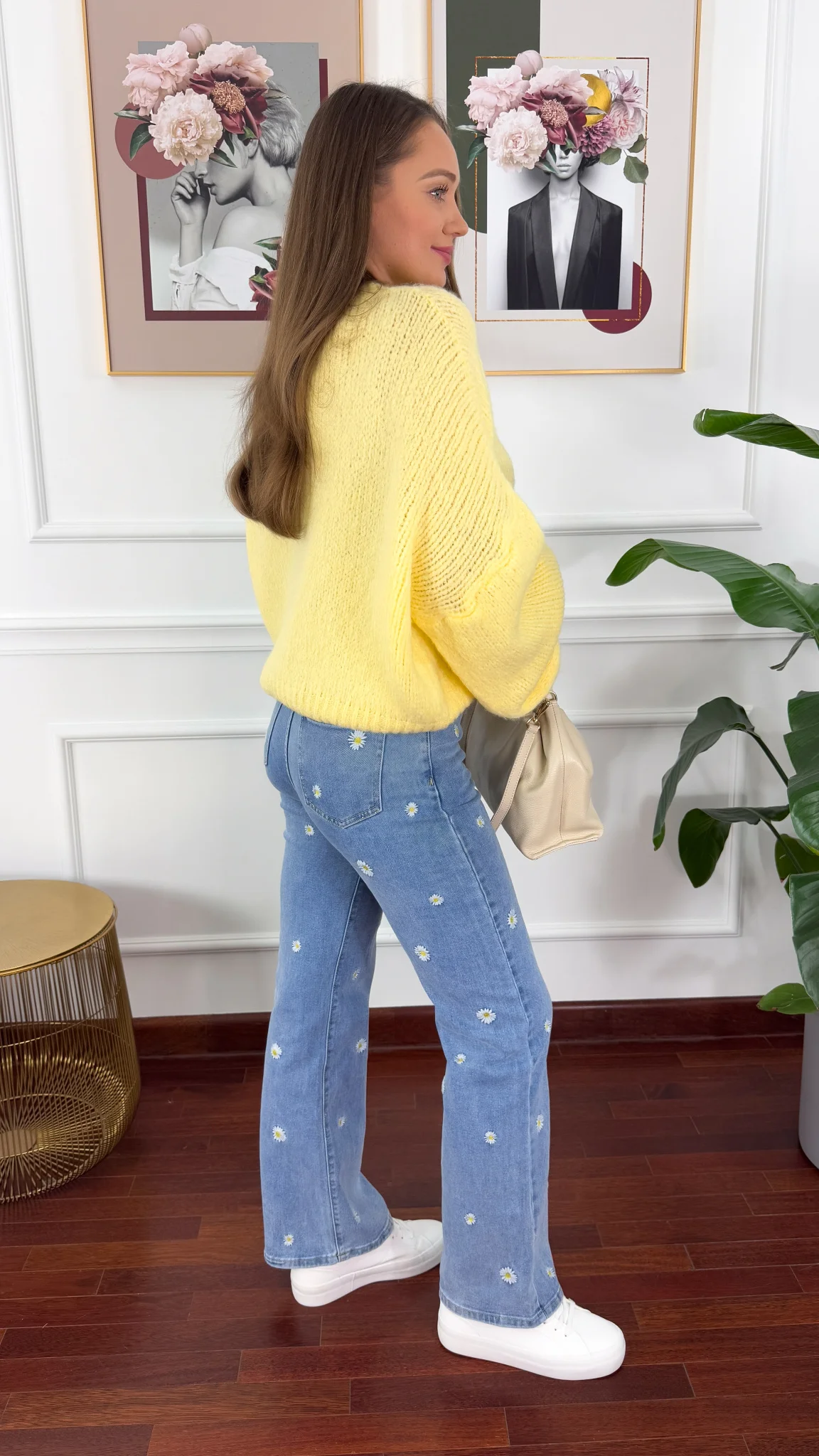 Spodnie wide leg Daisy denim