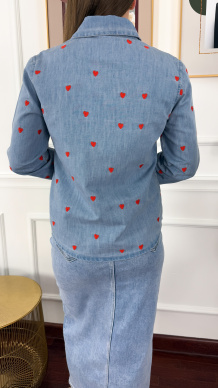 Bawełniana koszula Costa denim