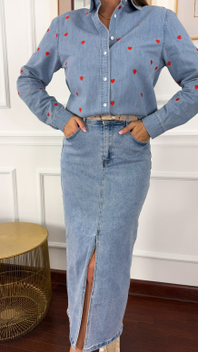 Bawełniana koszula Costa denim