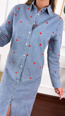 Bawełniana koszula Costa denim
