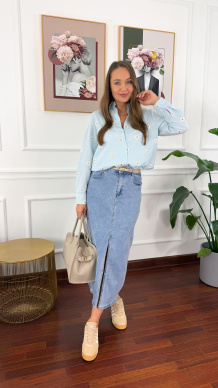 Spódnica midi Sara denim