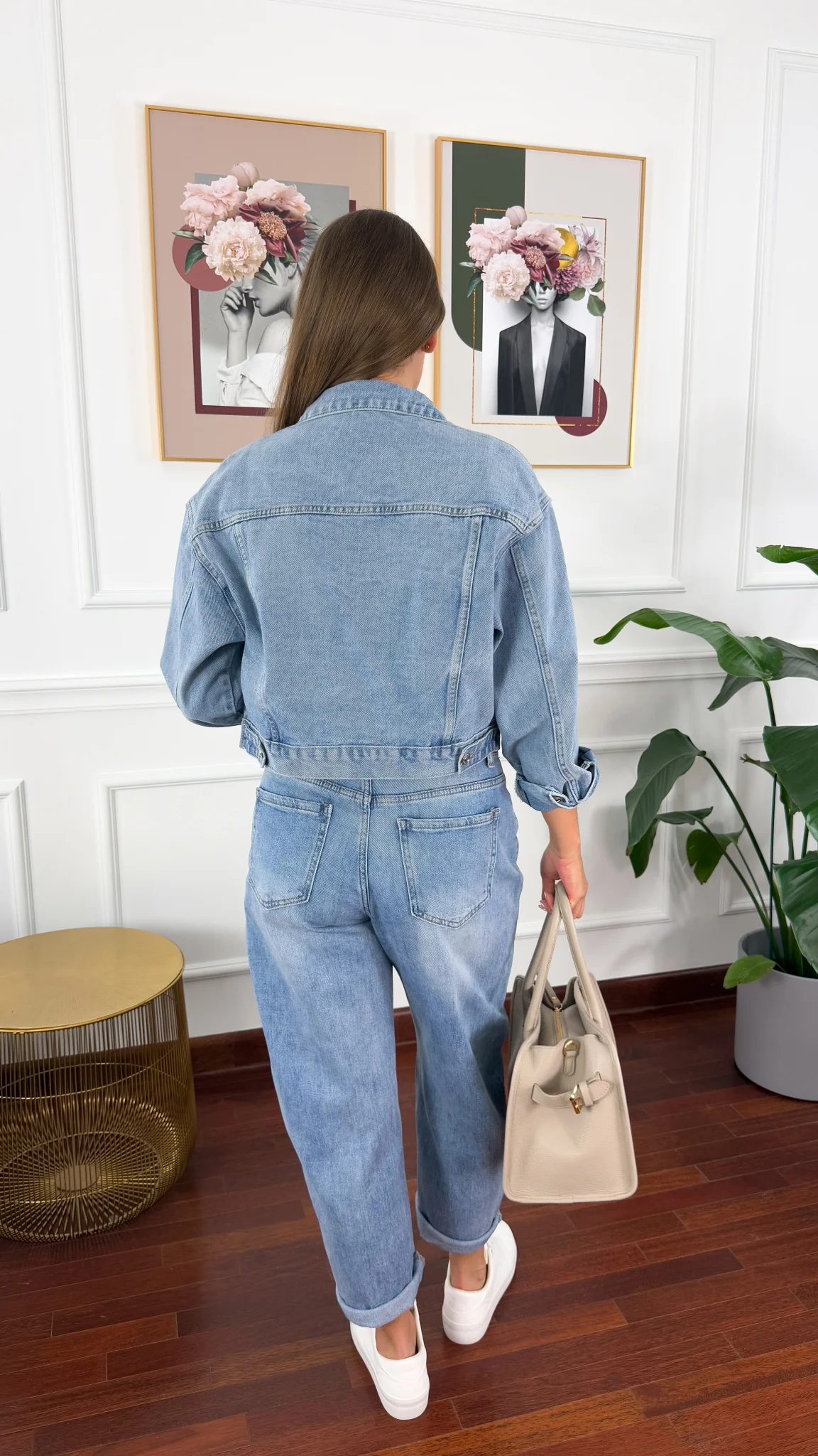 Spodnie balloon fit Livia denim