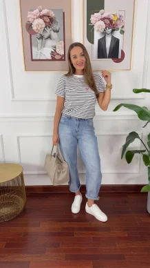 Spodnie balloon fit Livia denim