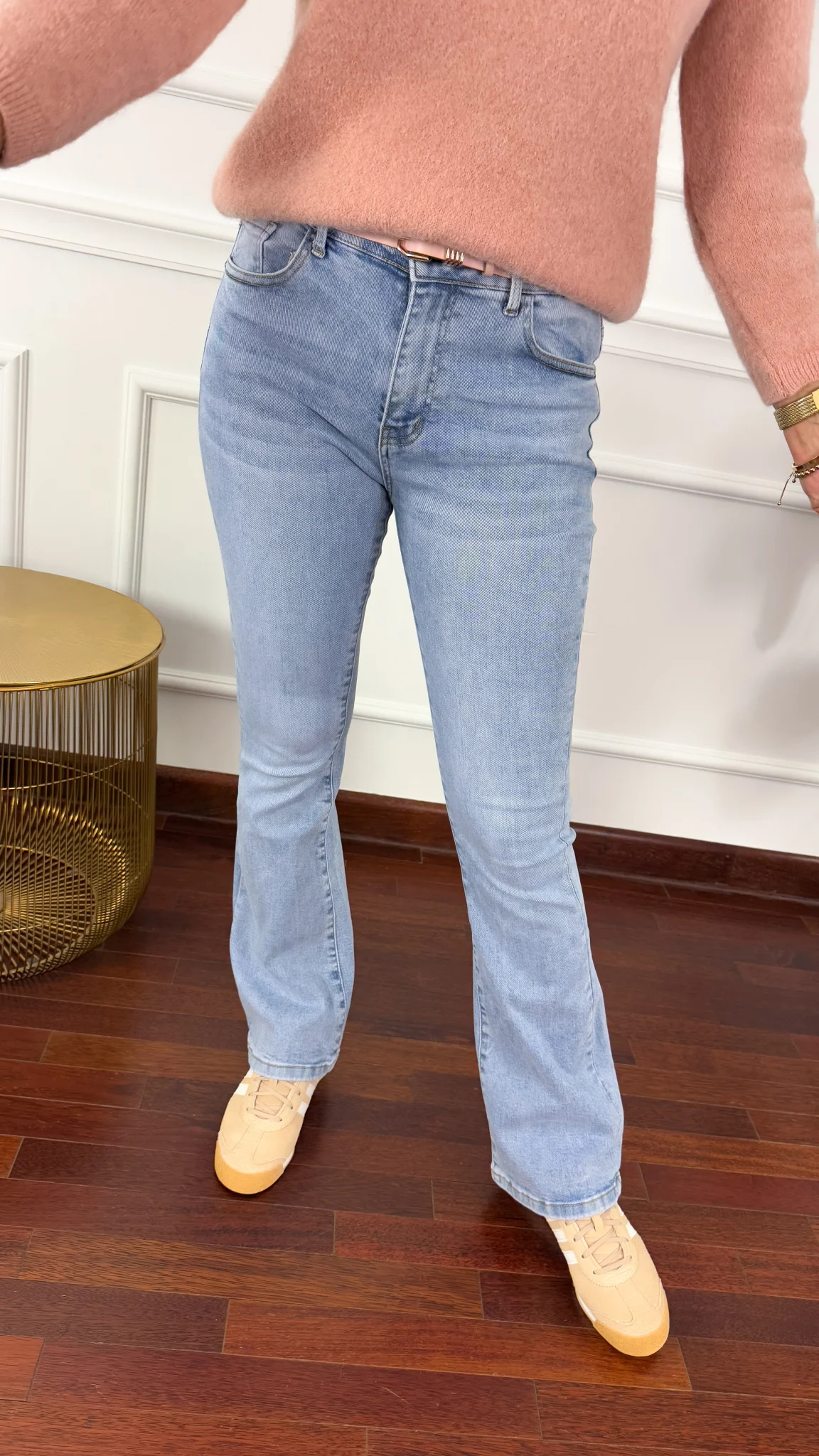 Spodnie dzwony Cinda denim