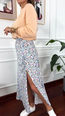 Wiskozowa spódnica maxi Lush flower