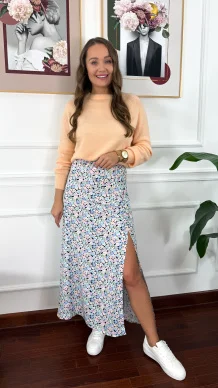 Wiskozowa spódnica maxi Lush flower