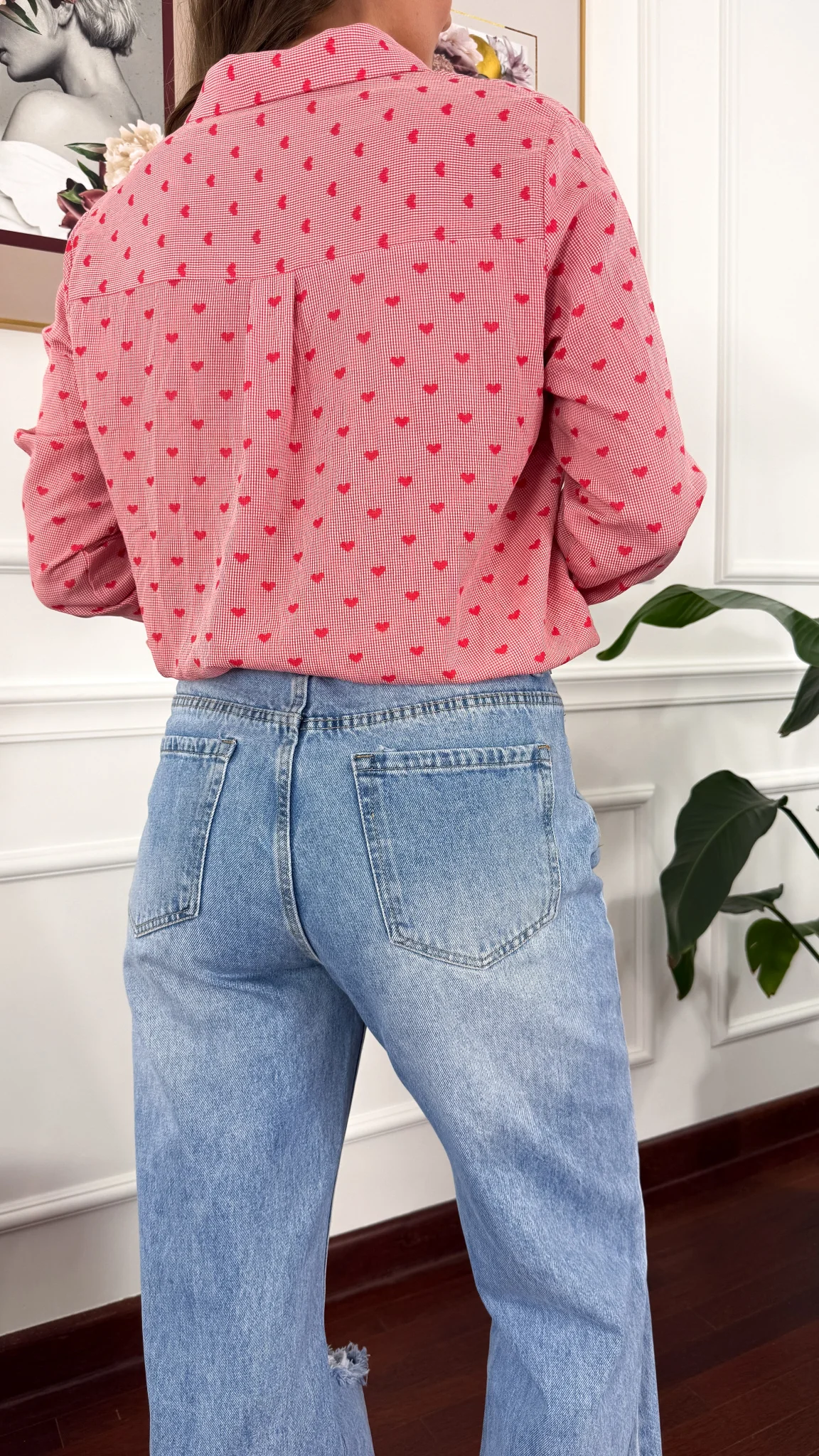 Spodnie wide-leg Sway jasny denim