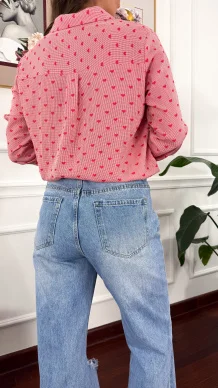 Spodnie wide-leg Sway jasny denim