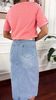 Spódnica midi Rose denim