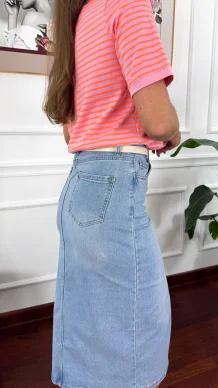 Spódnica midi Rose denim