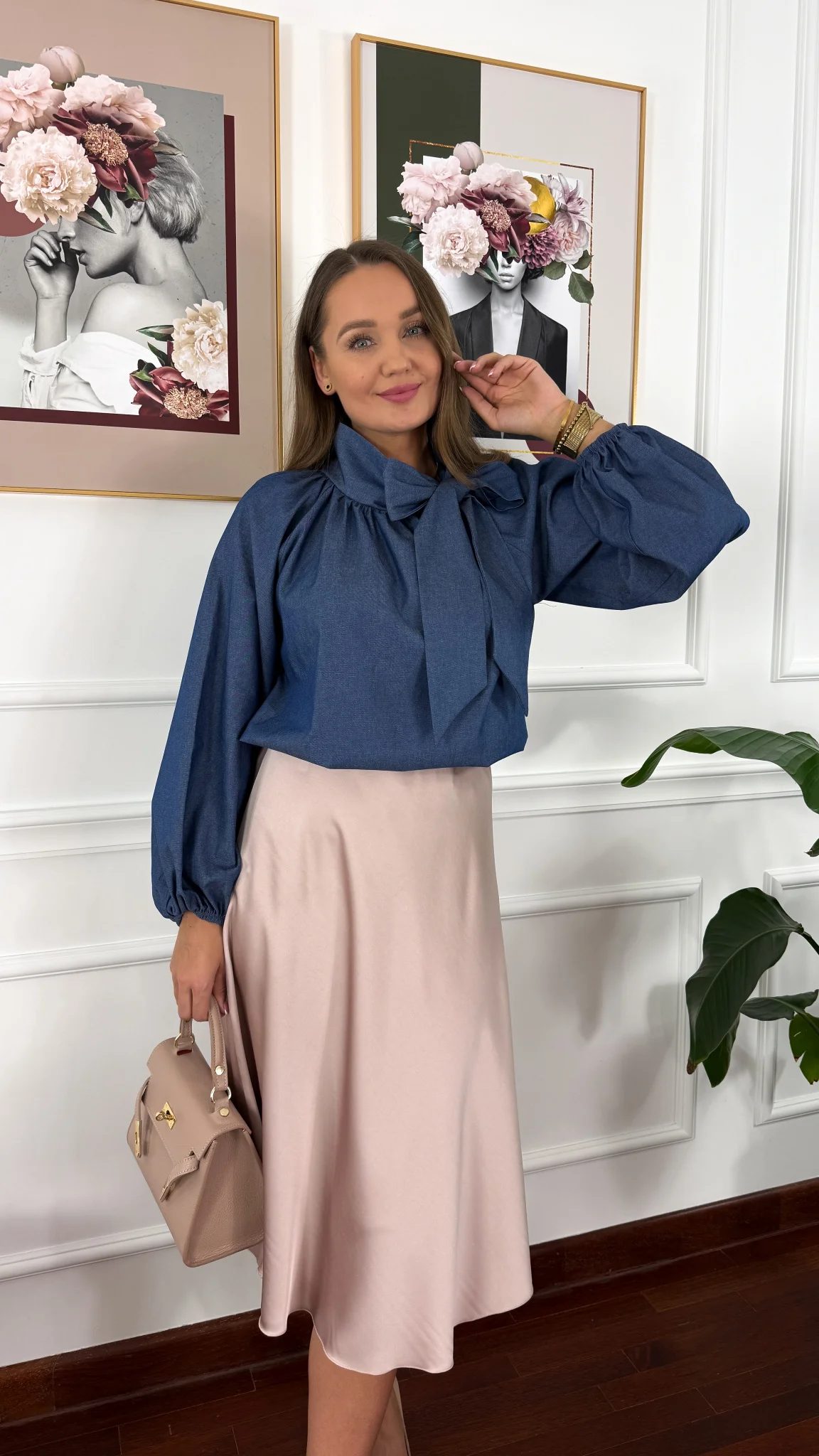 Bawełniana koszula Mery denim