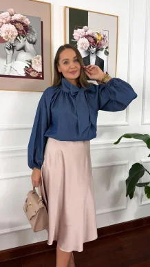 Bawełniana koszula Mery denim