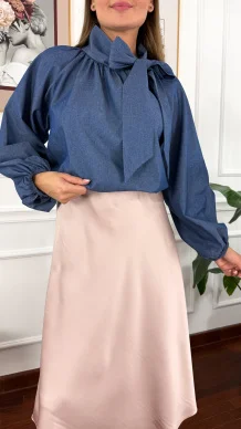 Bawełniana koszula Mery denim