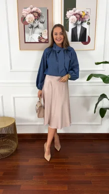 Bawełniana koszula Mery denim