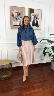 Bawełniana koszula Mery denim