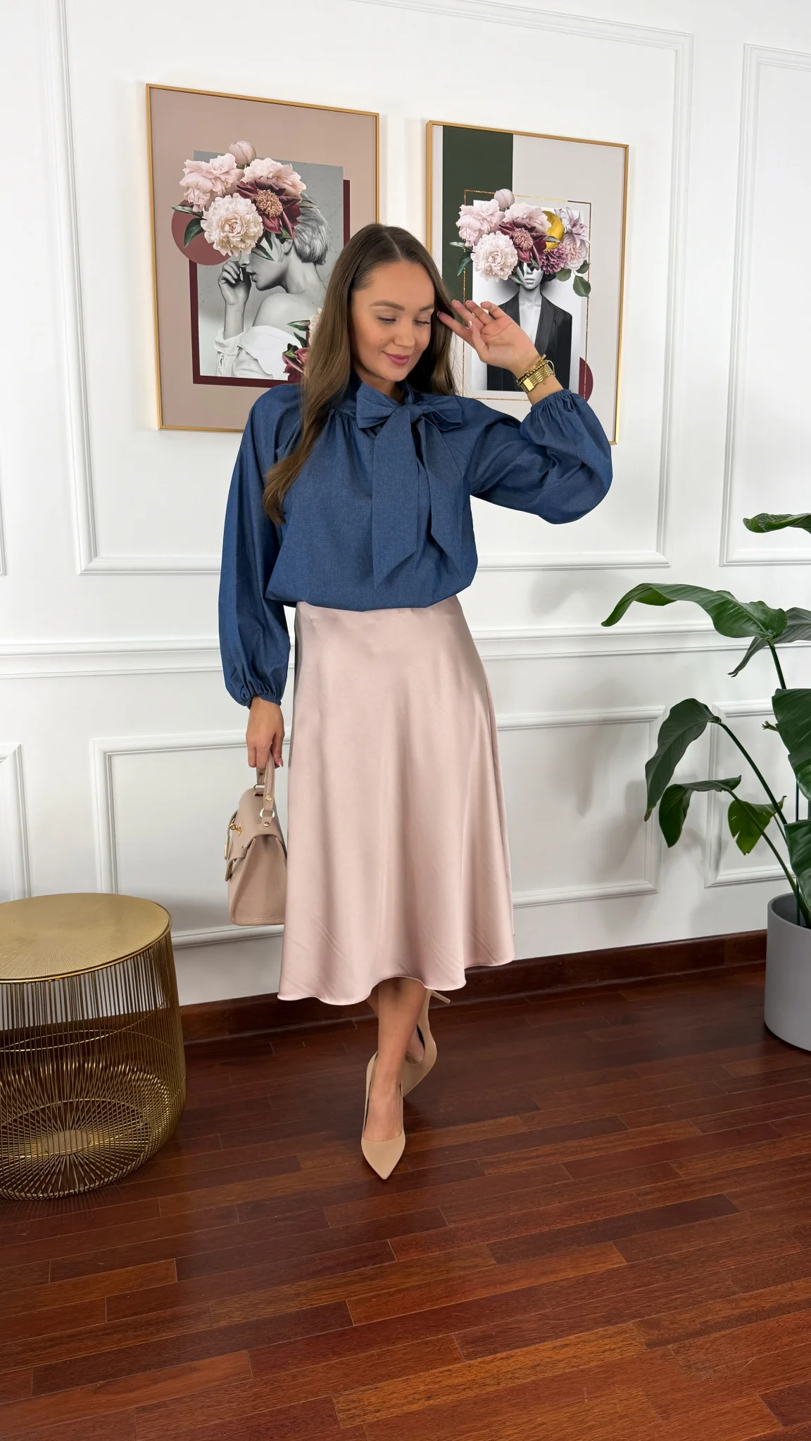 Bawełniana koszula Mery denim