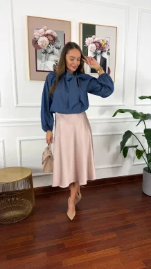 Bawełniana koszula Mery denim