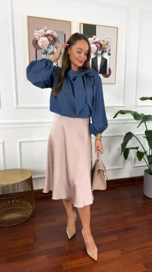 Bawełniana koszula Mery denim