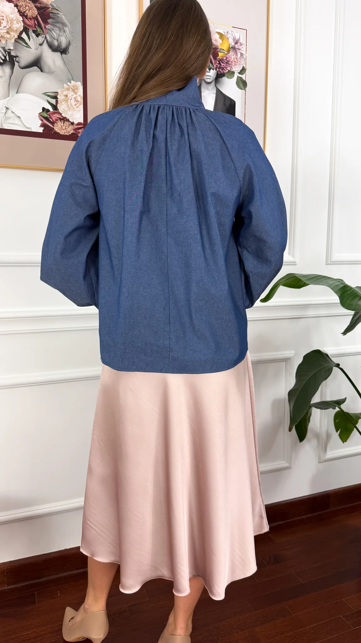 Bawełniana koszula Mery denim