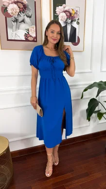 Hiszpanka midi Amora chabrowa