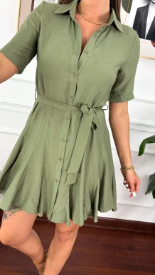 Wiskozowa sukienka Penia khaki