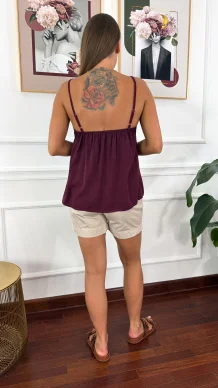 Bawełniane spodenki Leda beżowe