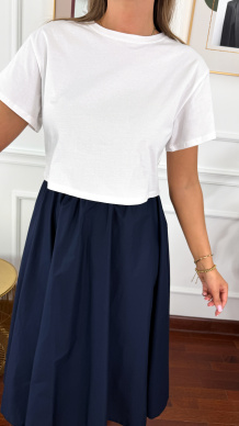 Bawełniany T-shirt Dina biały