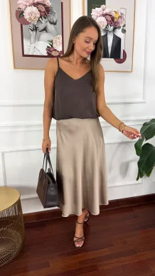 Wiskozowa spódnica Petra kaszmirowa