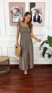 Wiskozowa sukienka Zella fango