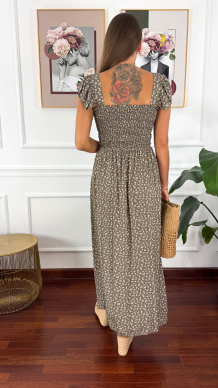 Wiskozowa sukienka Zella fango