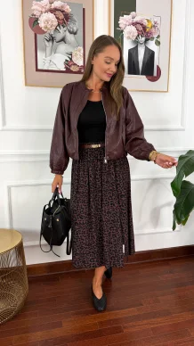 Bomberka Darcy bordowa