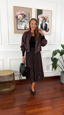 Bomberka Darcy bordowa