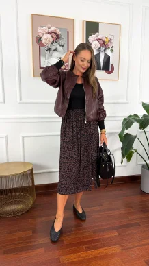 Bomberka Darcy bordowa