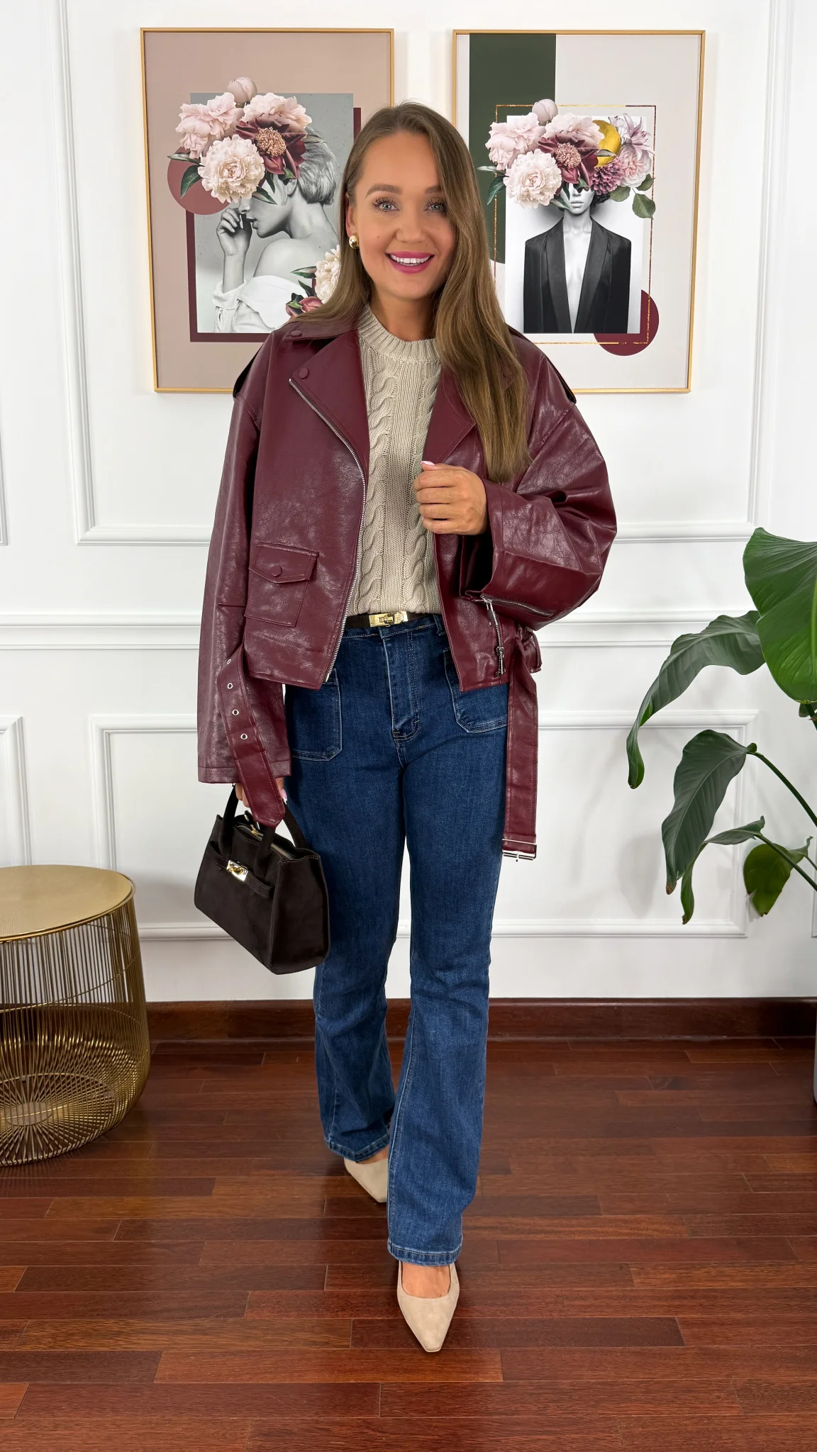 Ramoneska Deyla bordowa