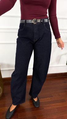 Spodnie Greta barell fit denim