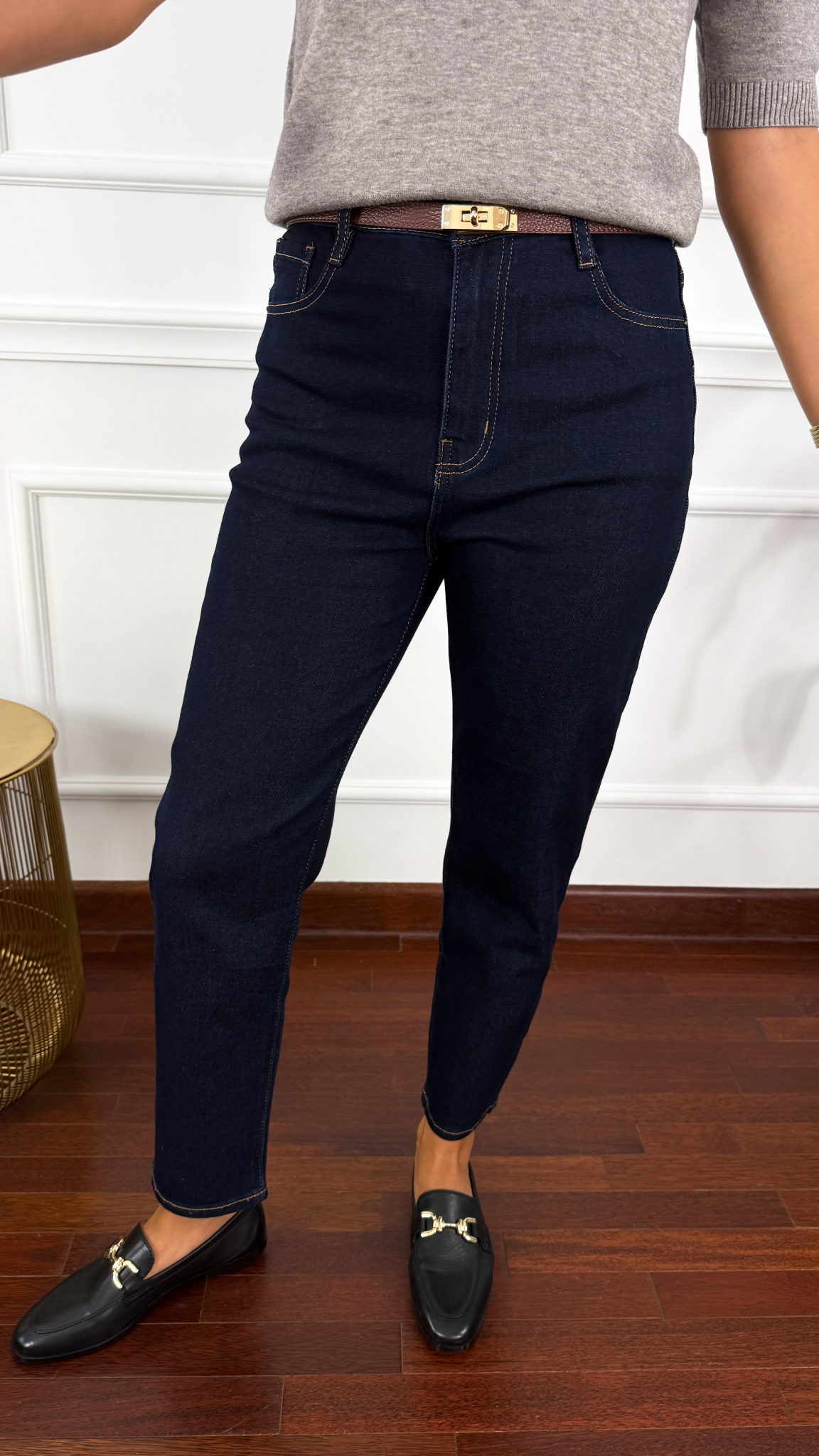Spodnie Darcy ciemny denim