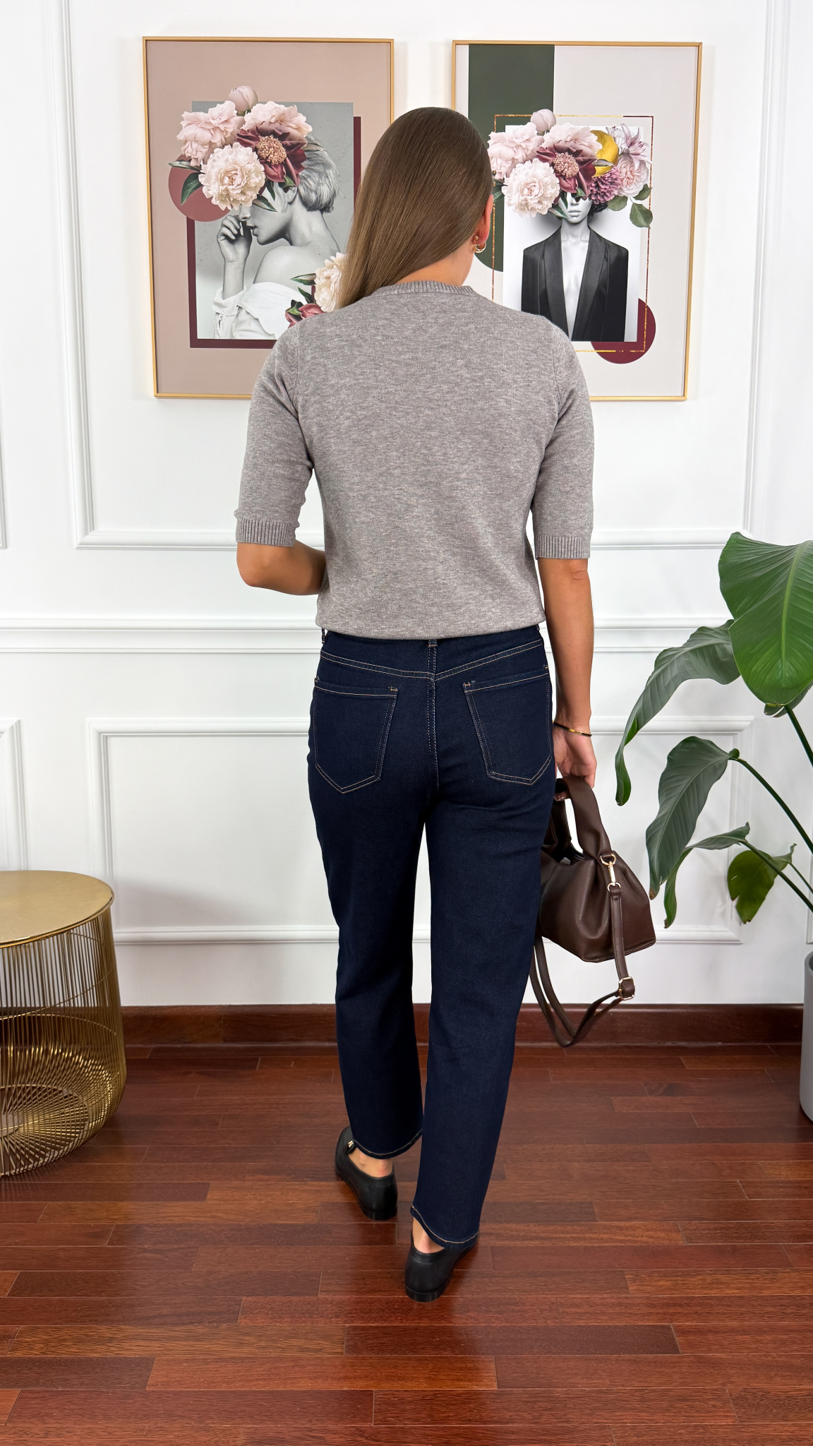 Spodnie Darcy ciemny denim