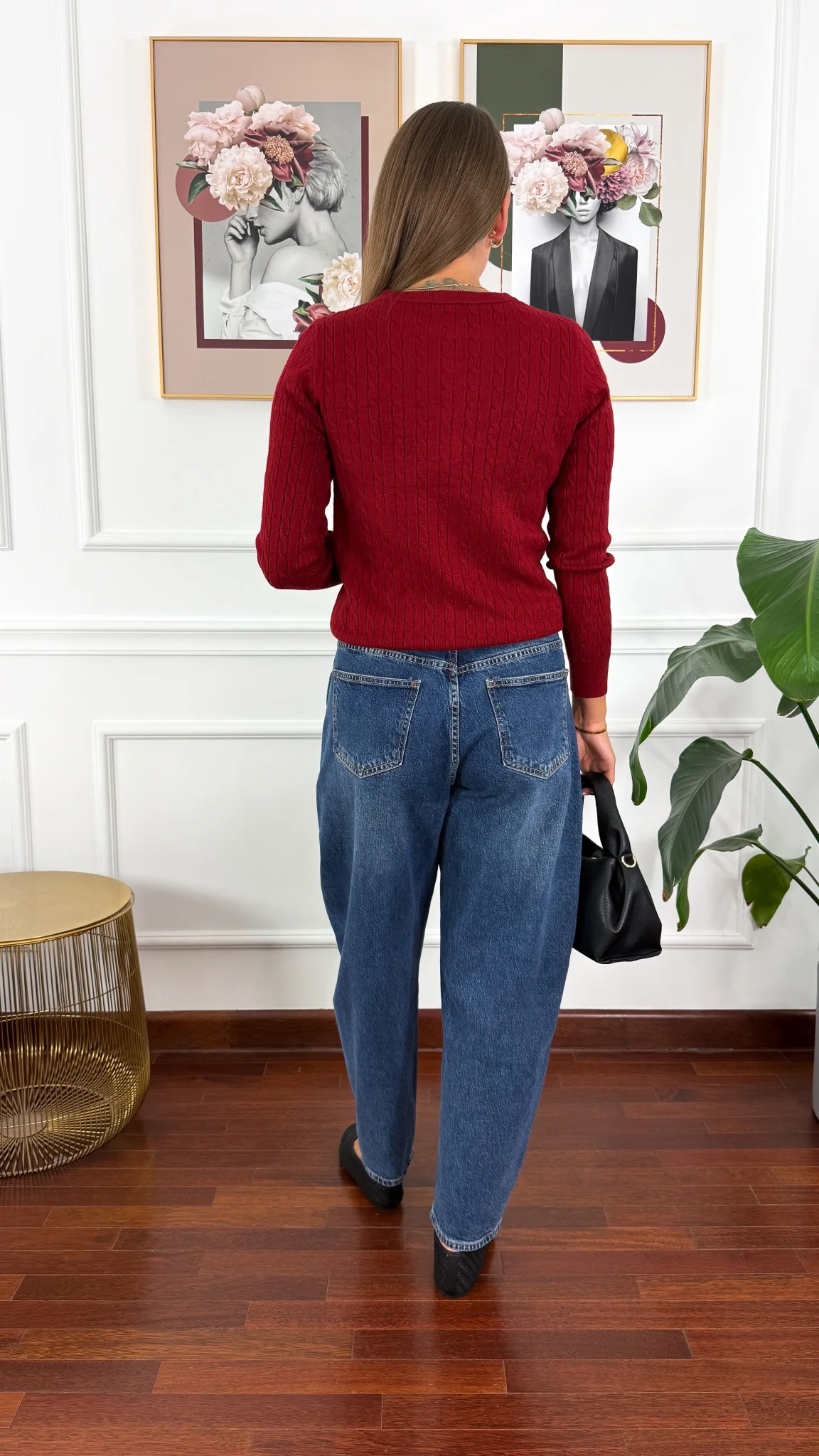 Spodnie Ariva banana fit denim