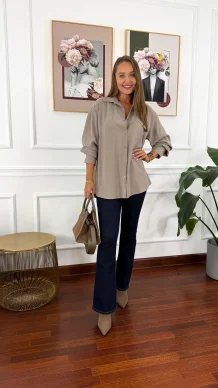 Wiskozowa koszula Evera fango