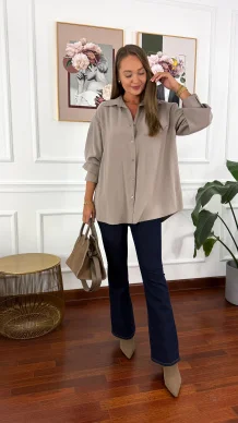 Wiskozowa koszula Evera fango