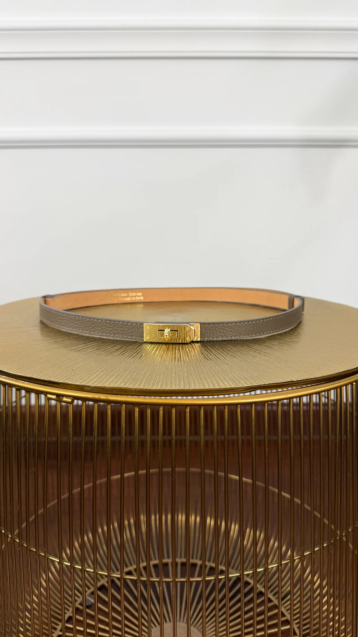 Skórzany pasek Sofia fango