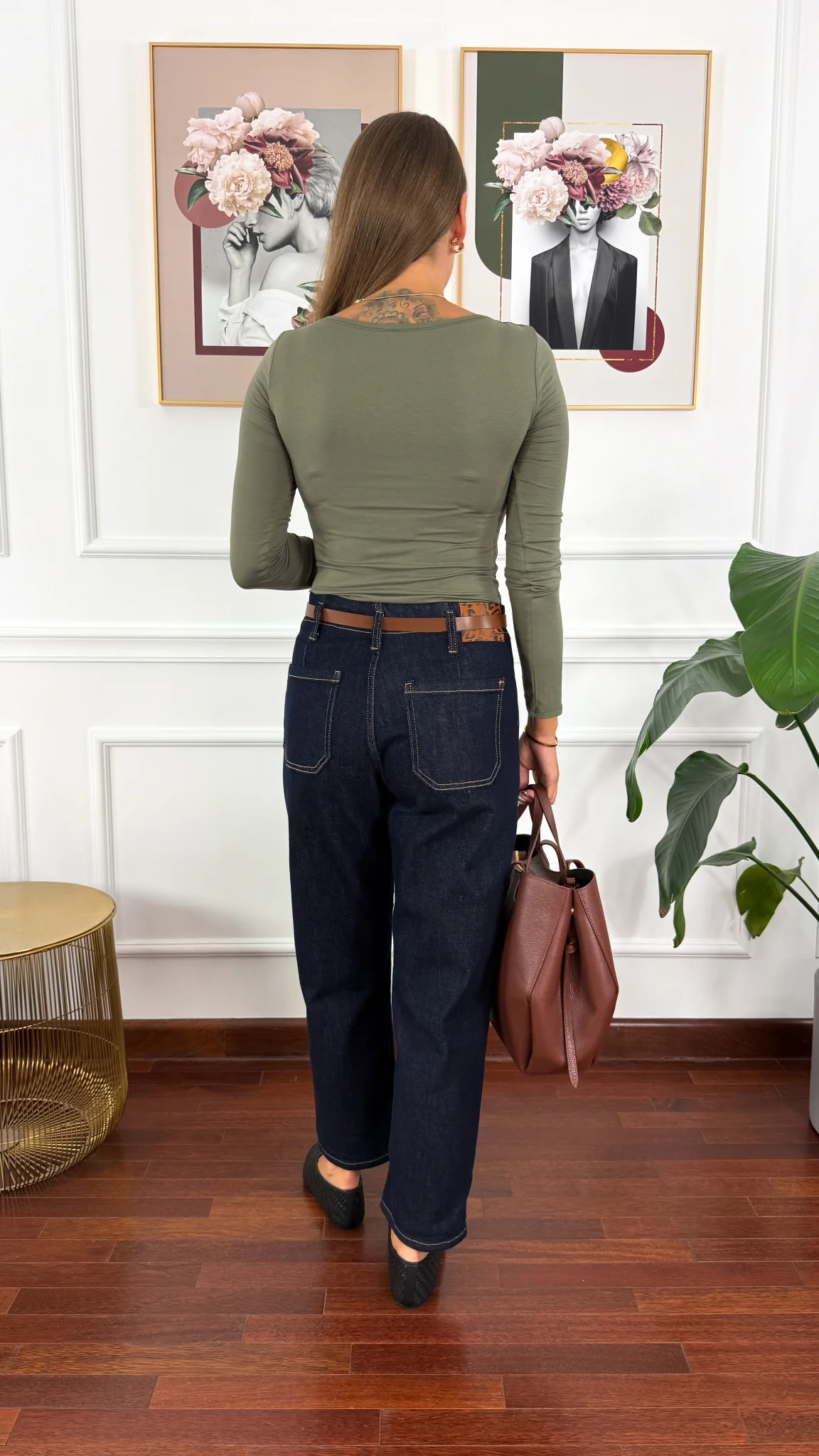 Spodnie Cenia boyfriend denim