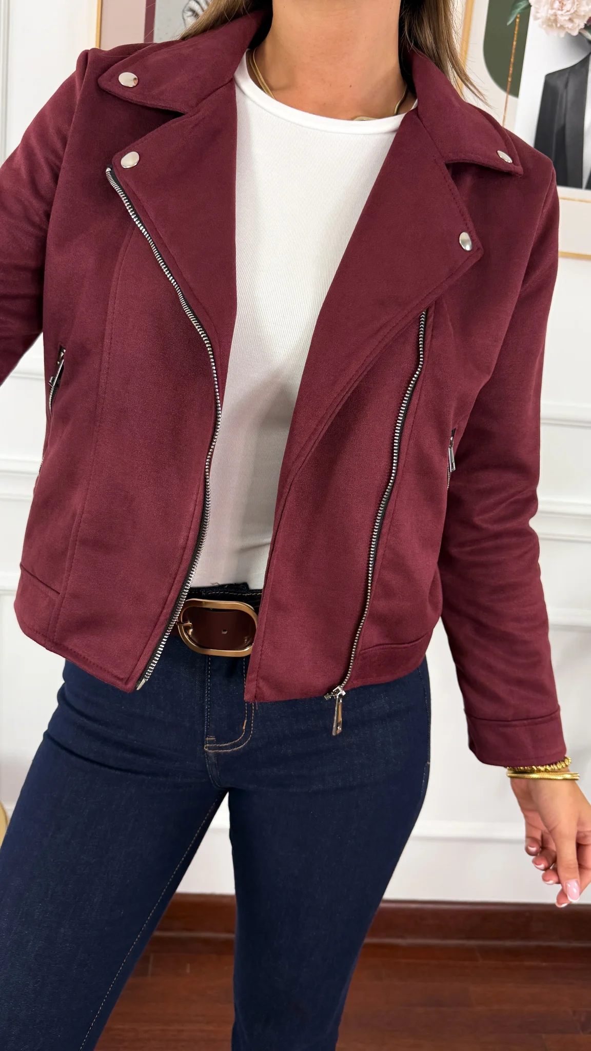 Ramoneska Jovie bordowa