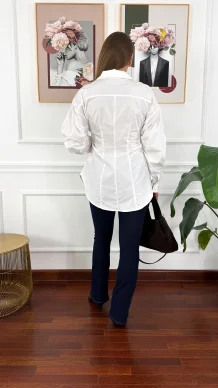 Bawełniana koszula Yara biała