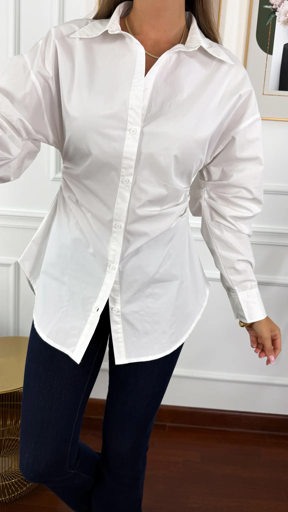 Bawełniana koszula Yara biała