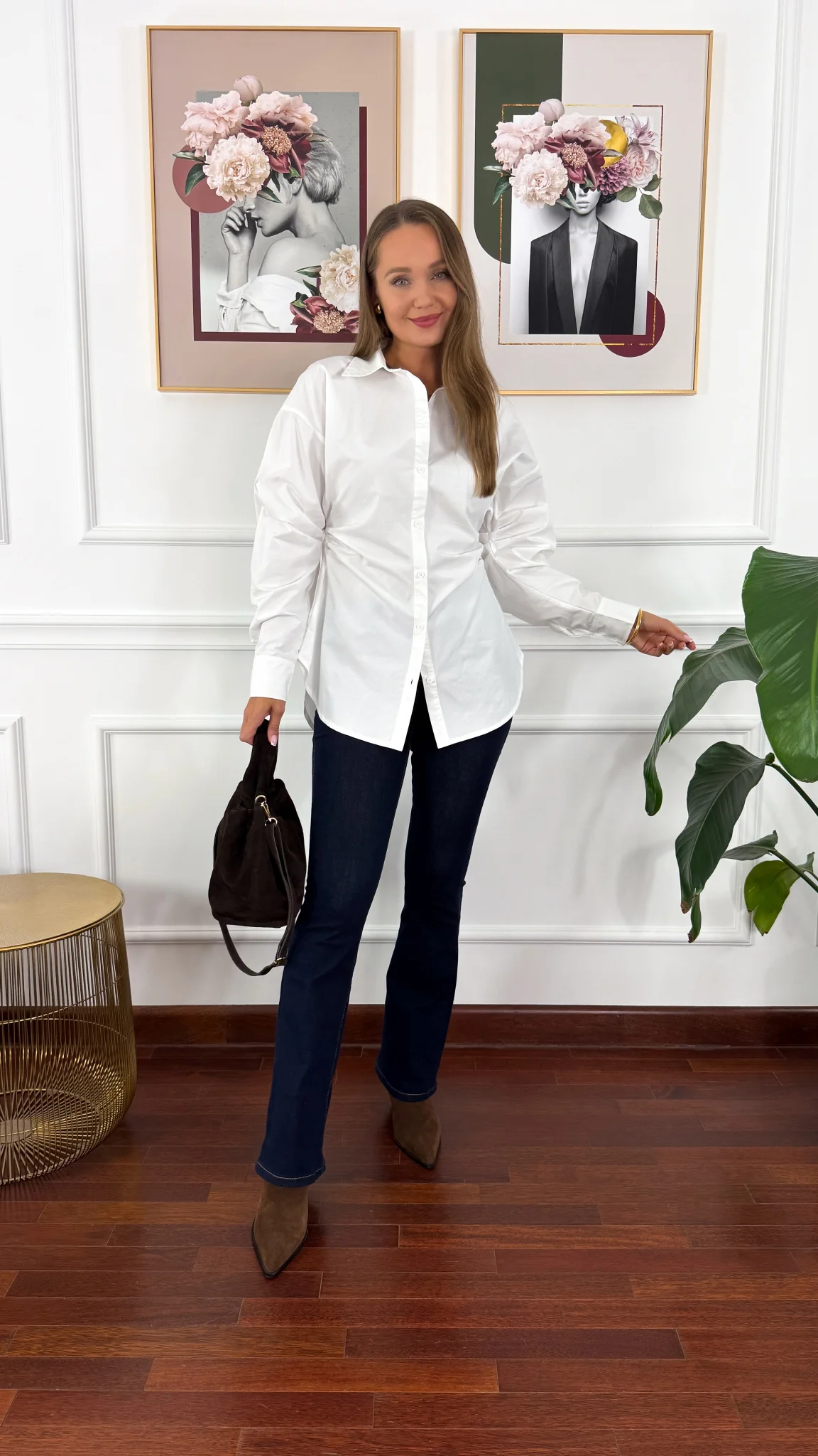 Bawełniana koszula Yara biała