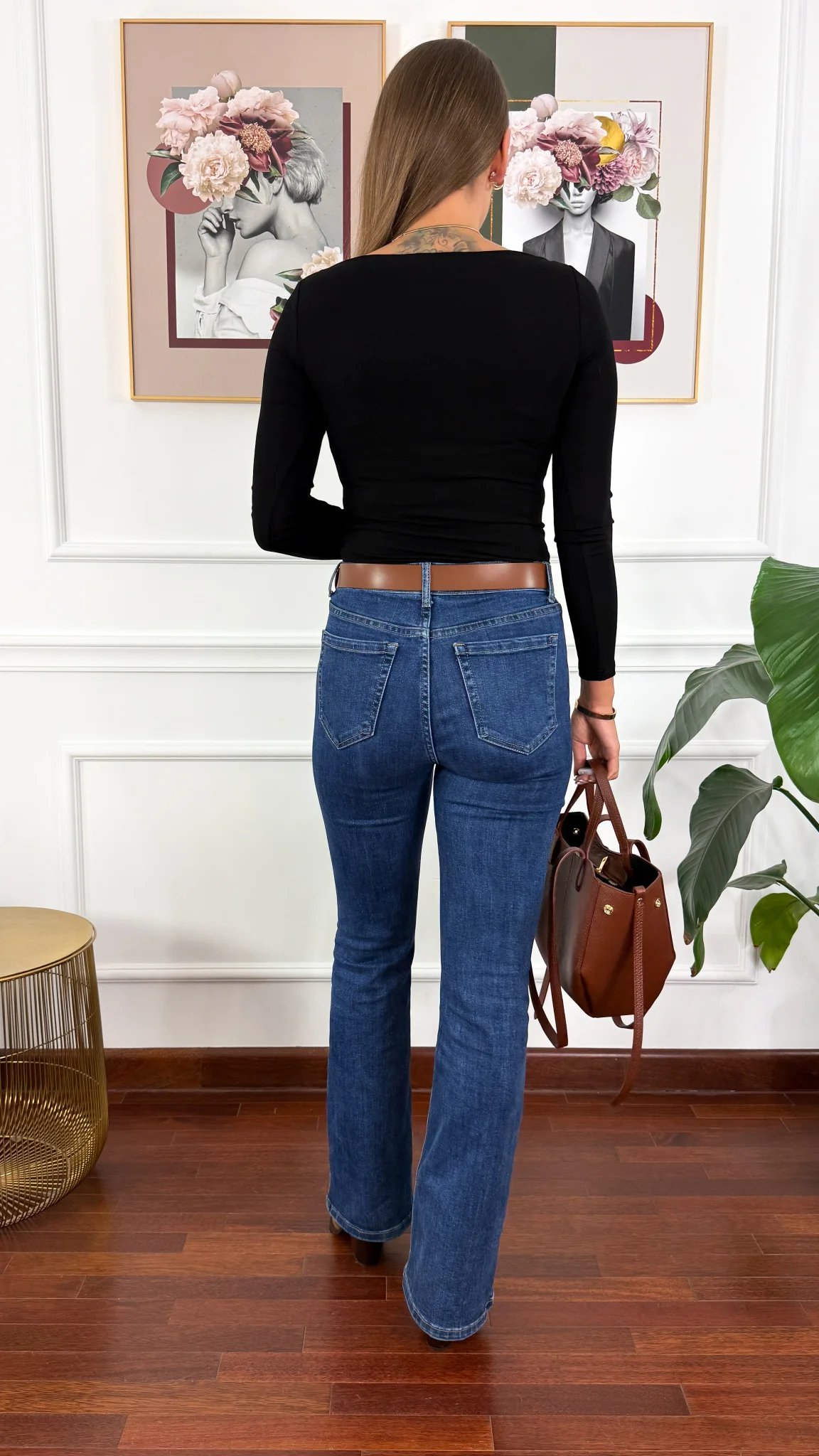 Bawełniana bluzka Paola czarna